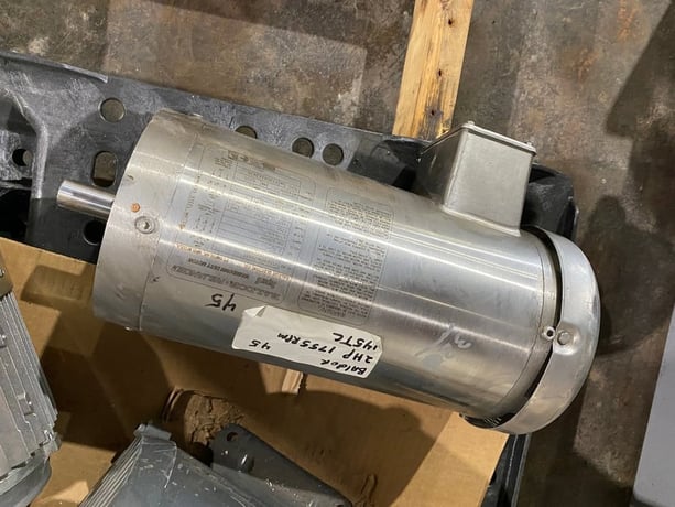 2 HP 1755 RPM Baldor, Frame 145TC 208-230/460 Volts - Image 1