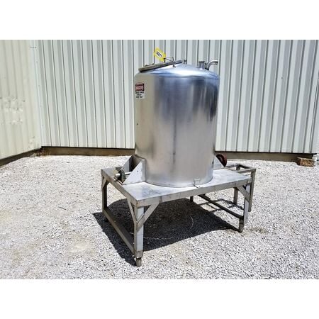 280 gallon Cherry Burrell, Stainless Steel sanitary mix tank, #16011 - Image 2