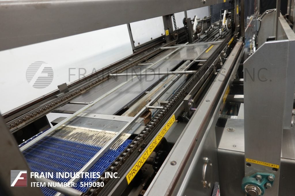 Arpac #TS-2100, continuous motion wrap around tray former & packer, 5-35 trays per minute, AB controller and - Image 2