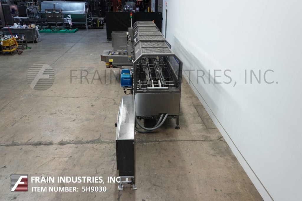 Arpac #TS-2100, continuous motion wrap around tray former & packer, 5-35 trays per minute, AB controller and - Image 4