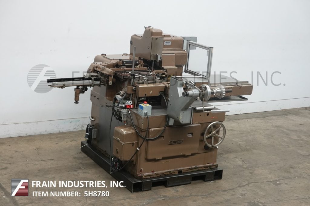 Sapal #BB, automatic, 1 or 2 material, wrapper rated from 20-180 packages per minute on plain rectangular bar - Image 5