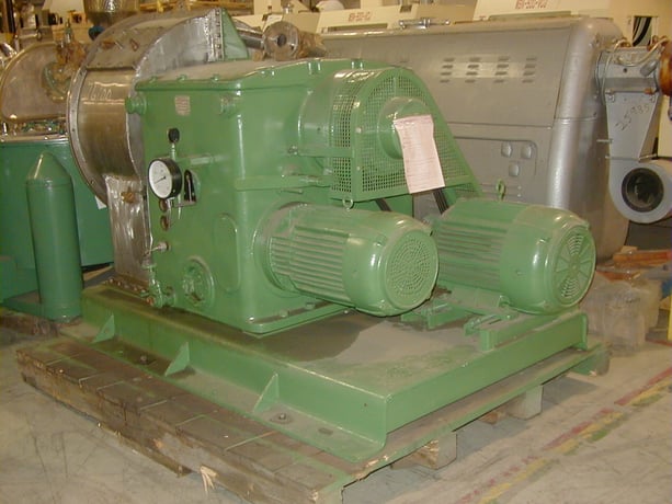 34" Krauss Maffei #SZ90C, 316 Stainless Steel 3-stage pusher centrifuge, fully automatic & continuous - Image 2