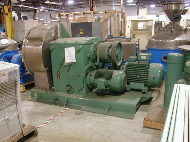 34" Krauss Maffei #SZ90C, 316 Stainless Steel 3-stage pusher centrifuge, fully automatic & continuous - Image 3