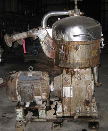 Vegetable oil polisher, Alfa-Laval #B-214C, 18000 GPH, 24" bowl diameter, 4100 RPM (2 available) - Image 1