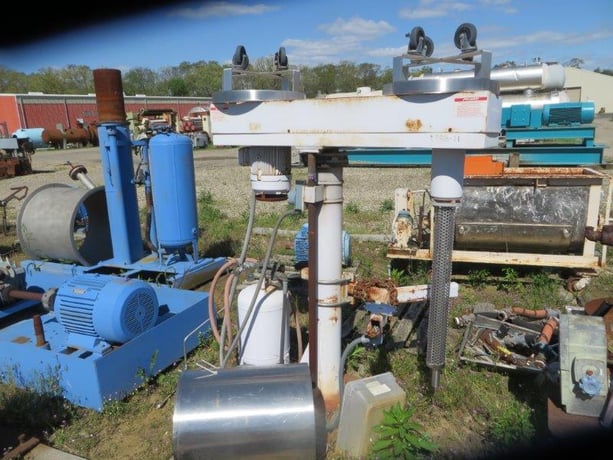 Morehouse Cowles #VHLM5, Stainless Steel dissolver, 5 HP, 3600 RPM, air over oil lift - Image 1