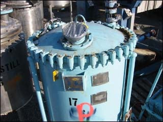 100 gallon Pfaudler, glass lined receiver, 25 psi, 30" dia. x 3' straight side - Image 3