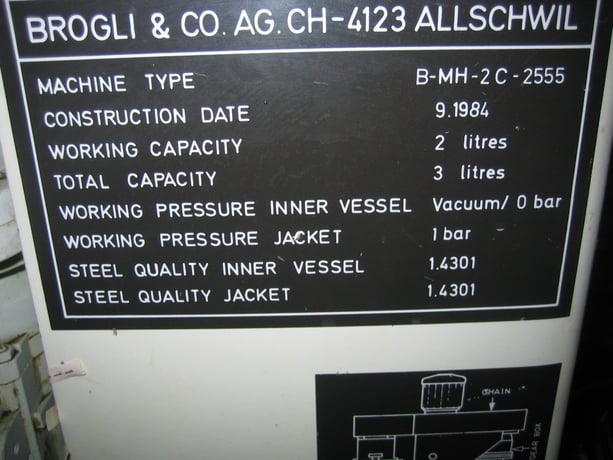 Brogli #B-MH-2C-2555 Multi-Homo, Stainless Steel mixer/homogenizer, 6" x 6" chamber - Image 6