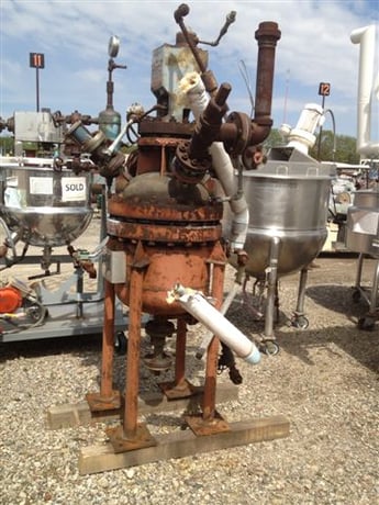 20 gallon Baeurle & Morris, nickel reactor, 500 psi internal, 150 psi full steel jacket - Image 1