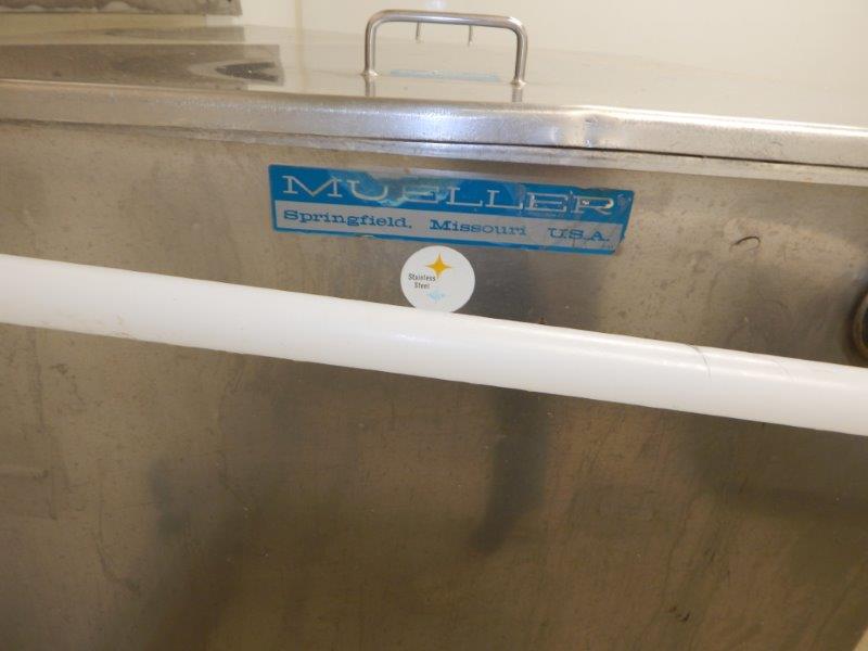 Mueller, rectangular Stainless Steel holding tank - Image 9