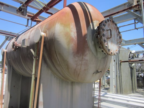 2527 gallon 14 psi, 71" diameter x 144" straigtht side, Praj, horizontal Carbon Steel pressure vessel, unused - Image 5