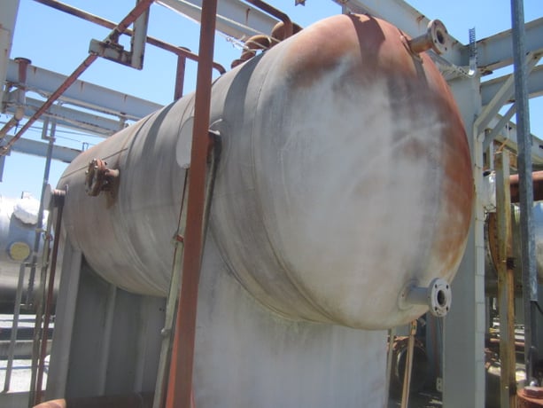 2527 gallon 14 psi, 71" diameter x 144" straigtht side, Praj, horizontal Carbon Steel pressure vessel, unused - Image 6
