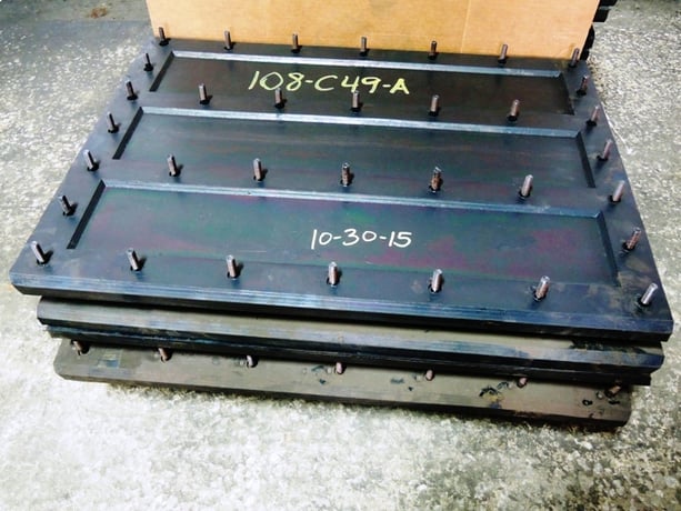 B & P #85B, muller liners, (4) middle liners108c48a, (4) end liners 108c49a, new - Image 1