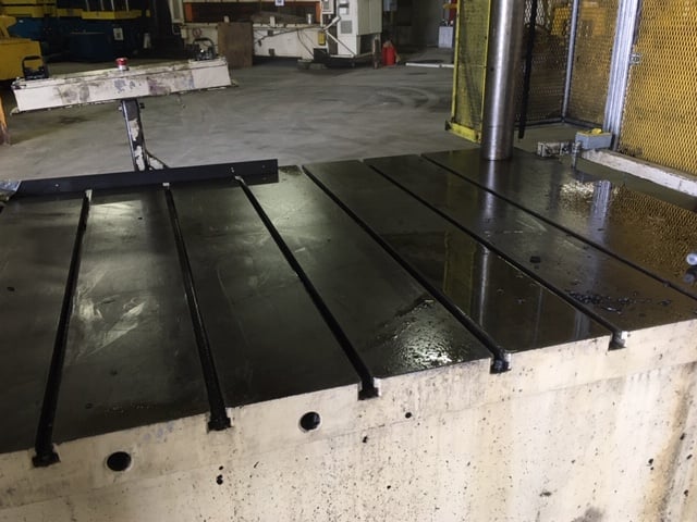 100 Ton, Hamilton, 96" LR x 60" FB, down-acting 4-post, 48" stroke, 87" daylight, 60 HP, #2699 - Image 4