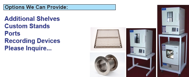 9.8" width x 8.6" H x 9.8" D Yamato #DR200, high temperature convection oven, +300 to +700°C, 115/220 V. - Image 3