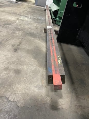 242" L, Urethane press brake die, 20' Length, 5" die width, 3-3/4" d242/12ie height, 2" pocket, 1/2" tang - Image 1