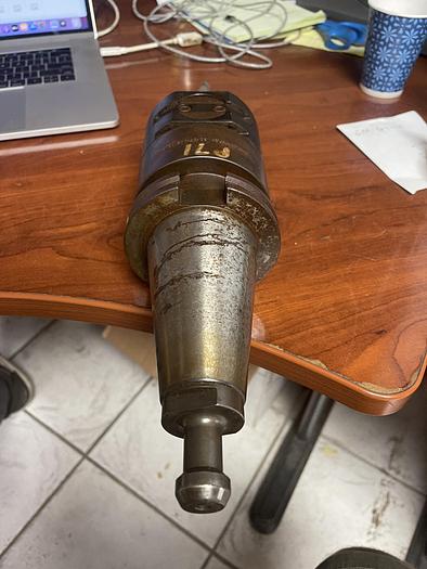 TSD Microbore #GAH-10-062, adjustable boring head with 5/8" boring bar on DeVlieg Cat 50, #104537 - Image 2