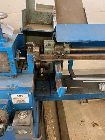 3/16" Shuster #400V, wire straightener & cut-off,.045"-.125" hi-tensile wire, .062"-.187"mild steel wire - Image 4
