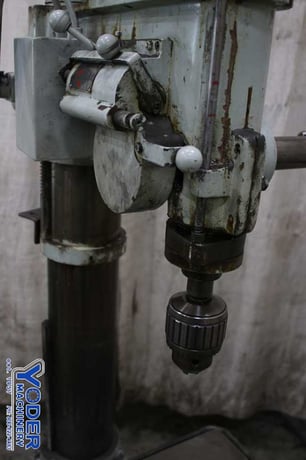 Enco #40040, single spindle geared head drill, hand feed, 11-3/4" throat, 2 HP, #74340 - Image 8