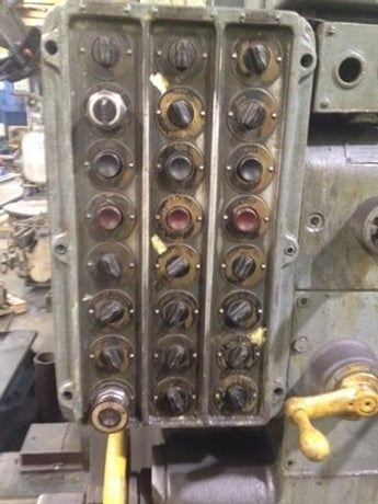 7" Giddings & Lewis, horizontal boring mill, 72" x 96" Table, 150" X, 93" Y, 55" Z, #7MT, 3-Axis digital read - Image 2