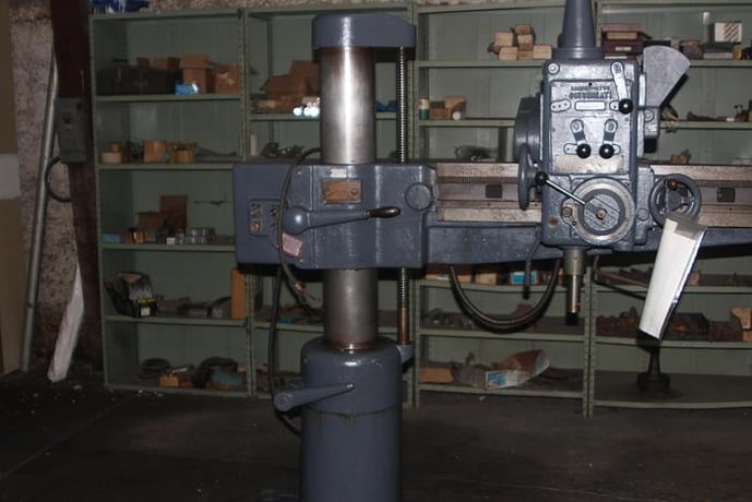 3' -7" Cincinnati, radial drill, 1" Cast Iron tapping, 1956 - Image 2