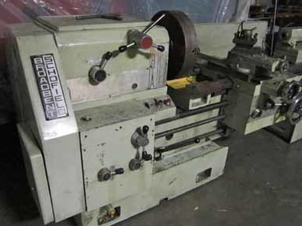 21" x 120" Broadbent Schofield #21X120, Belt Lathe, 34" Swing & Gap, SR, 1968 - Image 1