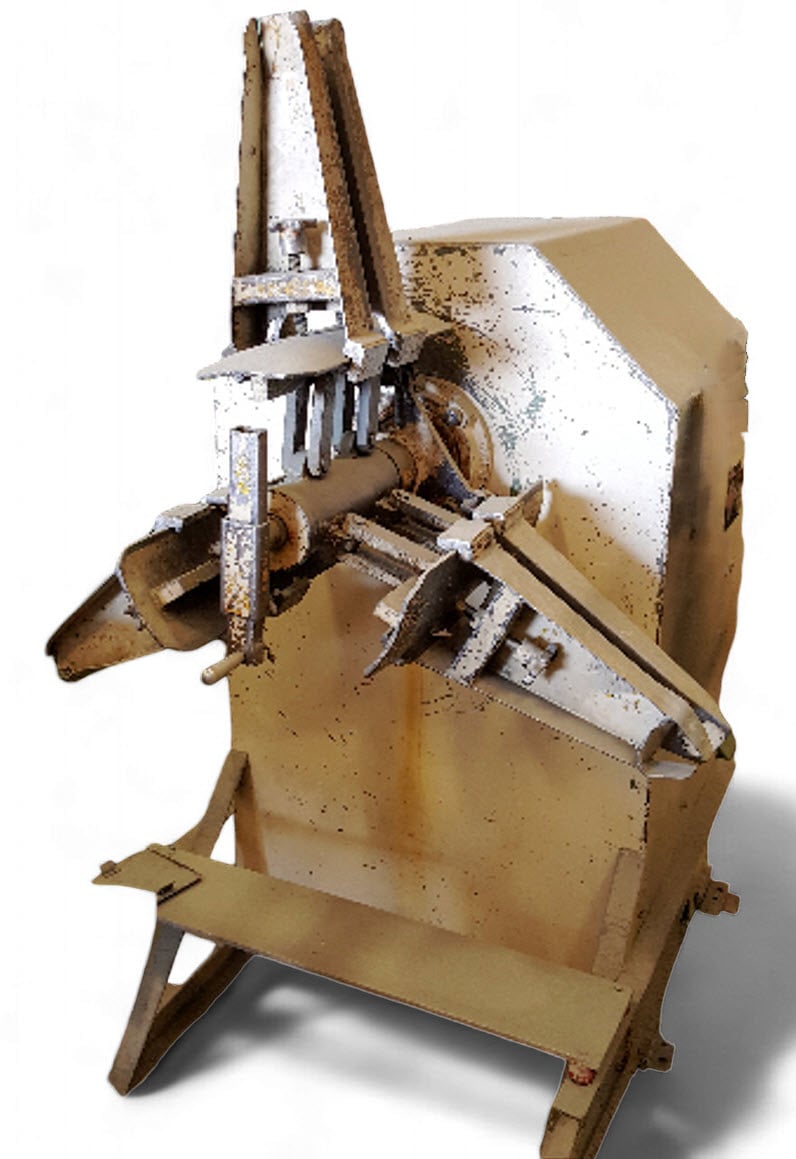 4000 lb. Sesco #65-178, 12" width, 48" outside dimensions, 15-20" ID, 4000 lb., 20-60 FPM, motorized, 1976 - Image 1