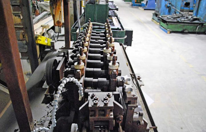 10 Stand, Rollform Design, rollformer, 1" shaft diameter, 4.75" roll space, 1/4" keyway - Image 4