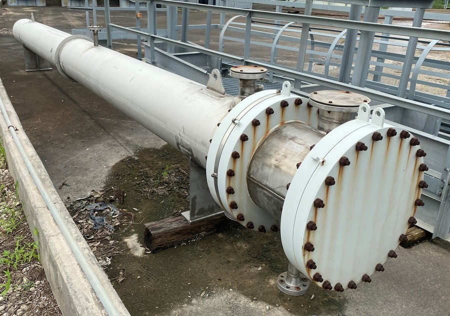 440 sq.ft., 150 psi/fv, Ward Tank & Heat Exchanger Corp, unused surplus heat exchanger; nb: 4647; sn: - Image 1
