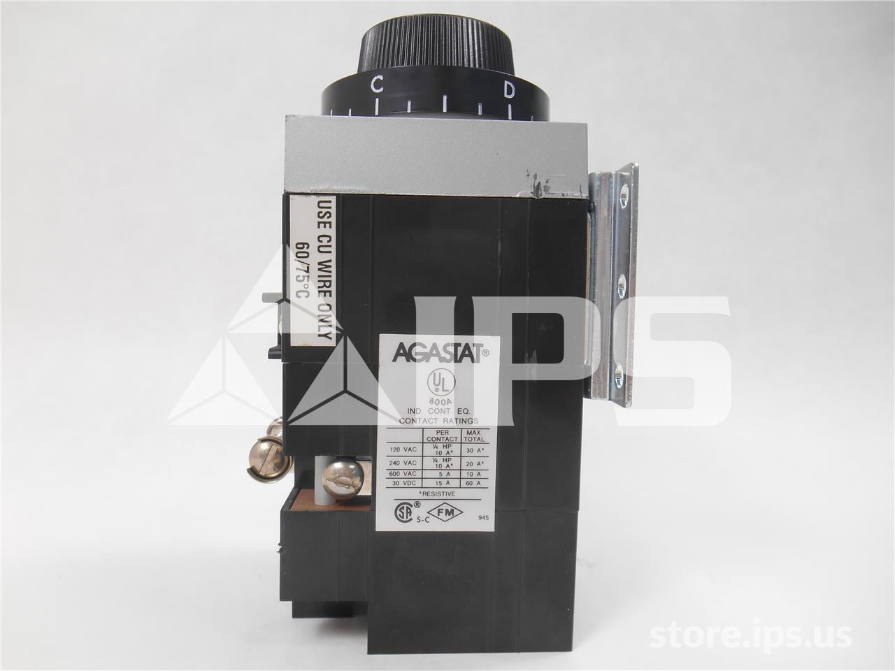 Agastat Timing Relay 240vac, .7- 7 Seconds, On Delay - Image 3