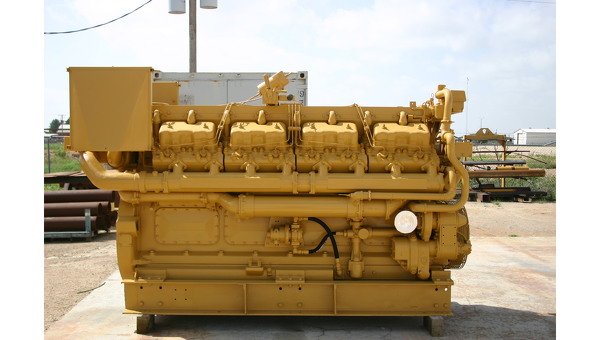 1260 HP Caterpillar #D399, diesel engine, 8950 hours, 1200 RPM, hydro-mechanical governor & actuator - Image 1