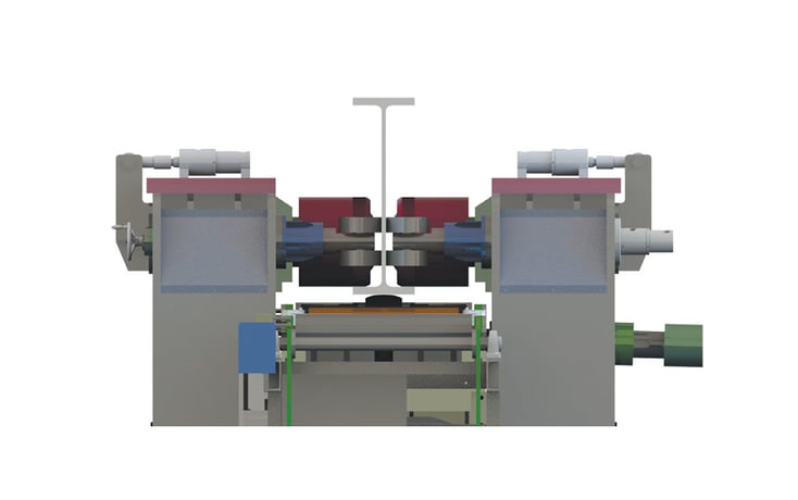 Bendmak H Beam Flange Straightening Machine, 65 HP, 20 ft/min Straightening Speed - Image 2