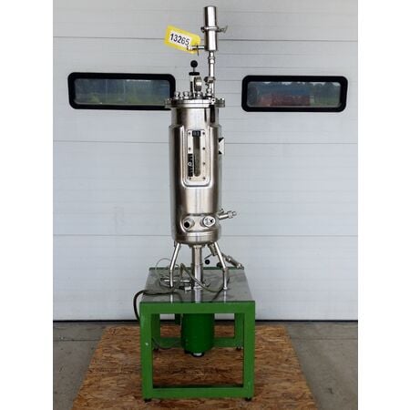 B. Braun Biotech, fermenter Stainless Steel jacketed pressure vessel reactor, 1993, #13265 - Image 2