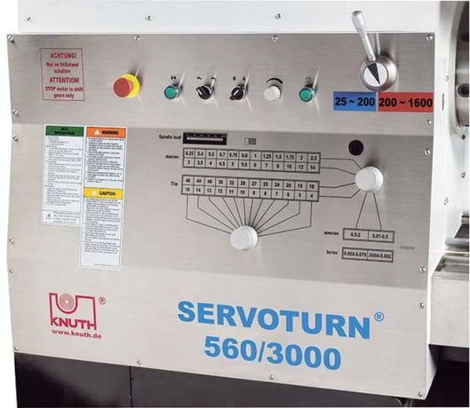 Knuth #Servoturn-560, Engine Lathe - Image 3