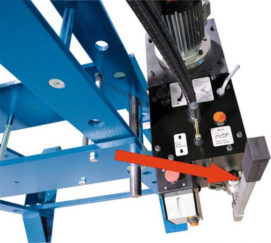 Knuth #KNWP-HM, Motorized Workshop Hydraulic Press - Image 3