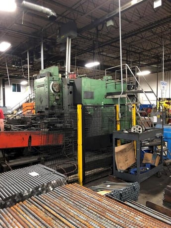 Hasenclever #WSHK-250, forging press with parts feeder, 245mm stroke, 53 SPM, 15 KW - Image 1