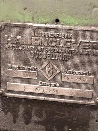 Hasenclever #WSHK-250, forging press with parts feeder, 245mm stroke, 53 SPM, 15 KW - Image 10