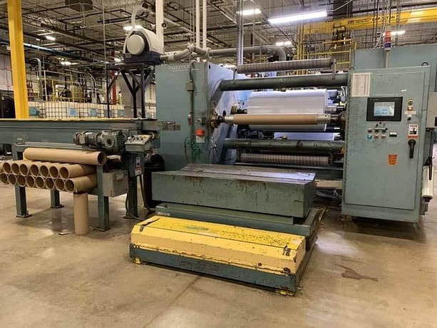 Parkinson #50-Series, 60" wide single position turret winder, touch screen controls - Image 1