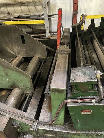 20000 lb. Feed-Lease #FLCC-20M-7260-P20, cradle / straightener, 60" width, 72" outside dimension, 5-roll - Image 4