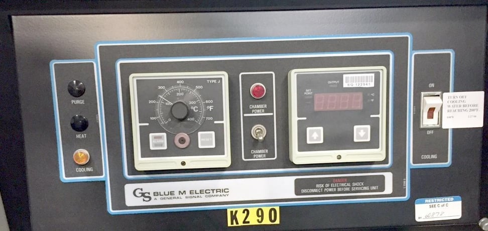 16.5" width x 16" D x 19.75" H Blue M #206 size oven, electric batch oven, 482 F, 3 KW, 208 V. - Image 7
