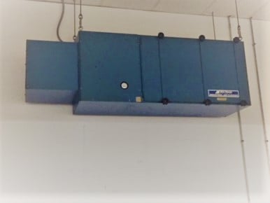 Air Flow #F90-PG7-SR-EB, downdraft dust collector - Image 1