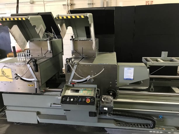 19.68" Emmegi #Radial-Libra, Twin-Head Saw, 30&deg; head tilt, 157.48" cutting length, 2015 - Image 3
