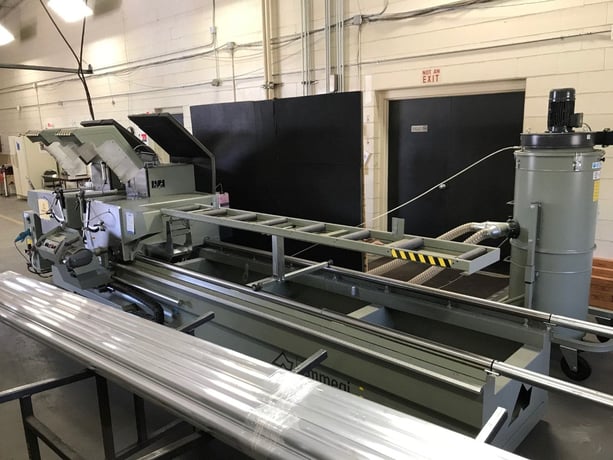 19.68" Emmegi #Radial-Libra, Twin-Head Saw, 30&deg; head tilt, 157.48" cutting length, 2015 - Image 4