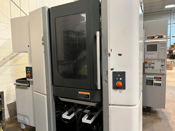 Mori Seiki #NHX-4000, horizontal machining center, 22" x, 22" y, 26" z, cAT 4012000 RPM, 60 automatic tool - Image 2