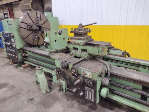 42" x 288" Tos Celakovice #SU100, engine lathe, 39.5" chuck, 4-jaw, 4.25" hole, mm threading, motorized - Image 2