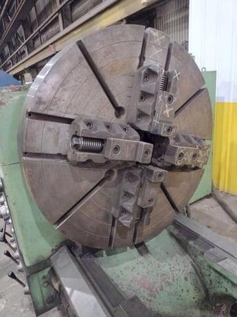 42" x 288" Tos Celakovice #SU100, engine lathe, 39.5" chuck, 4-jaw, 4.25" hole, mm threading, motorized - Image 5