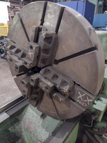 42" x 288" Tos Celakovice #SU100, engine lathe, 39.5" chuck, 4-jaw, 4.25" hole, mm threading, motorized - Image 6