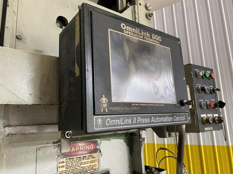 100 Ton, Niagara #E-90-S, gap frame press, 4.5" stroke, 20.75" Shut Height, 4.5" adj., 46 SPM, 39" x25" bed - Image 5