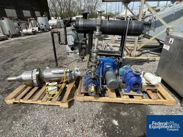 158 sq.ft. Votator #32-216, wiped film evaporator, 304 Stainless Steel, jacket rated 150 psi at 400, 1984 - Image 3