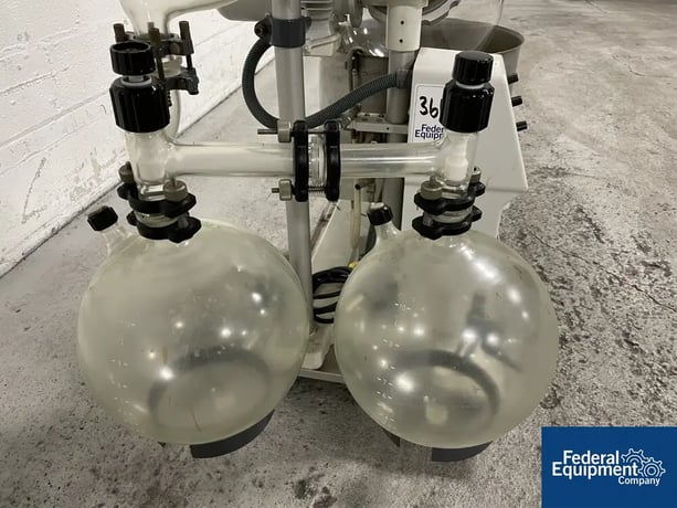 Buchi RotaVapor #R-153 evaporator, 20 L & 10 L flask, coil evaporator condenser, glass construction - Image 7