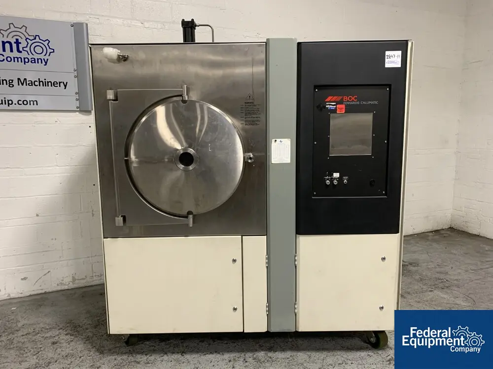 12.5" x 18.5" BOC Edwards #Lyoflex 0.4, freeze dryer, 4.3 squaring ft., stainless steel product contact - Image 3